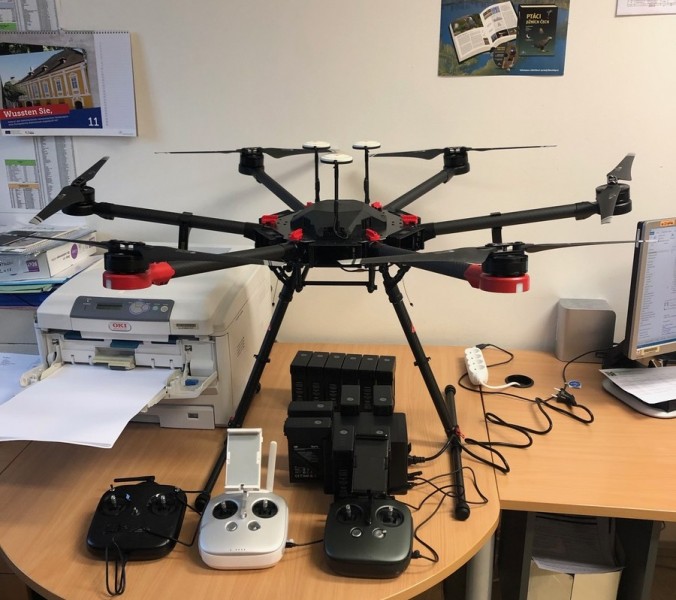 Hexakoptéra (šetivrtulový stroj) DJI Matrice 600 PRO RTK